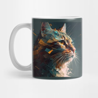 Shattering Cat Design Mug